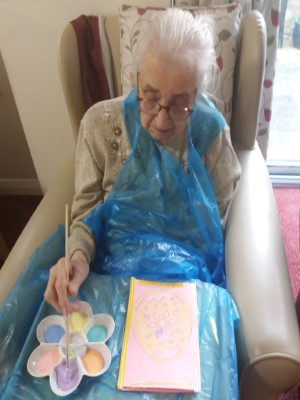 Handmade Easter Cards - Elderly Care Home Kettering
